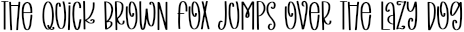 Example 1 of  Font