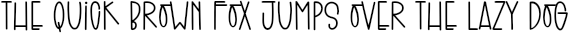 Example 1 of  Font