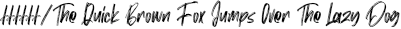 Hollow Crows preview for Hollow Crows Handwritten Brush Font