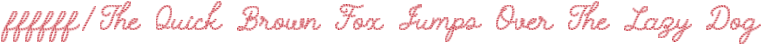 Font preview for Tis de Candy SVG Color font
