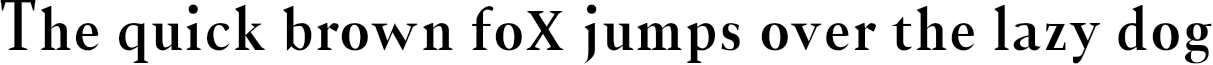 Example 5 of  Font