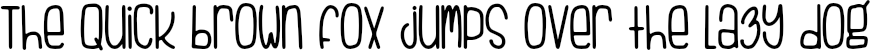 Example 10 of  Font