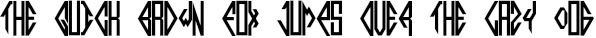 Example 1 of  Font