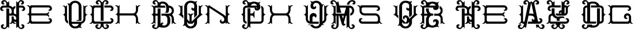 Example 1 of  Font