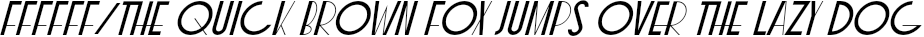 COXXON Font Italic preview for COXXON Art Deco Font