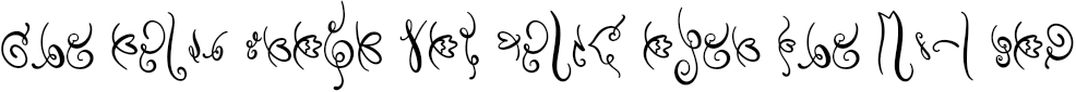 Example 17 of  Font