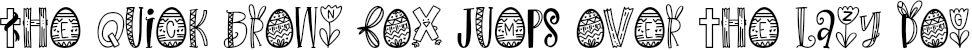 Example 25 of  Font