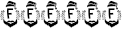 Font preview for Santa - Monogram Christmas
