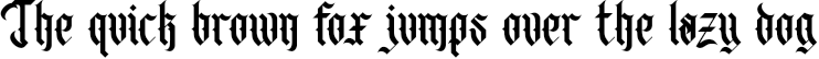 Example 1 of  Font