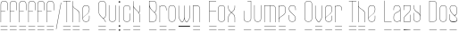 CONICAL CONDENSED Thin Underlin preview for CONICAL CONDENSED FONT