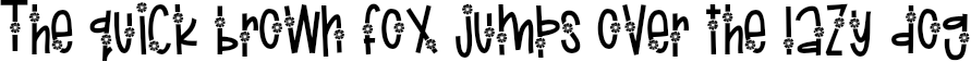 Example 9 of  Font