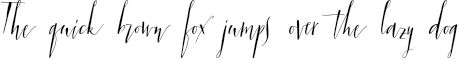 Example 1 of  Font
