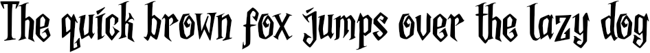 Example 1 of  Font