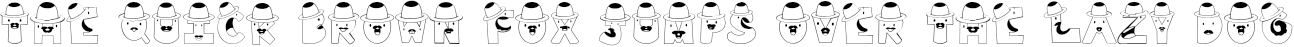 Example 1 of  Font