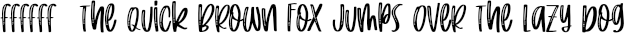 Something Font preview for Something Font