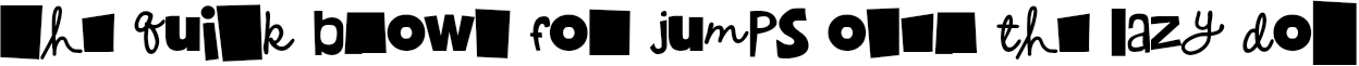 Example 1 of  Font