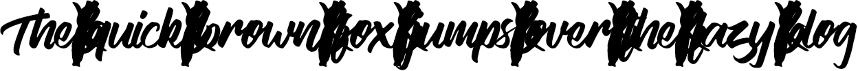 Example 1 of  Font