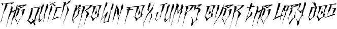 Example 1 of  Font