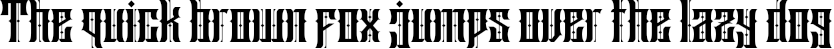 Example 2 of  Font