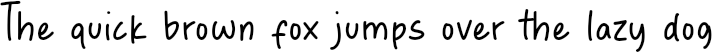 Example 1 of  Font