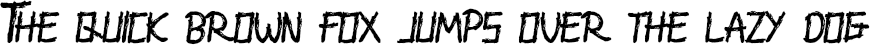 Example 1 of  Font