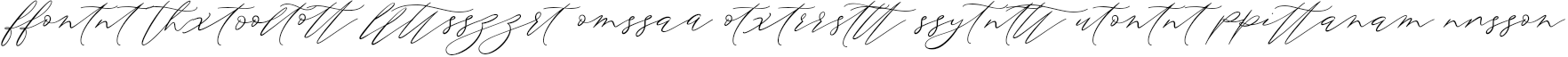 Example 1 of  Font