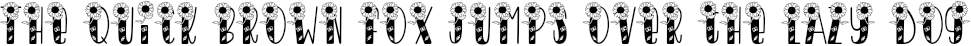 Example 1 of  Font