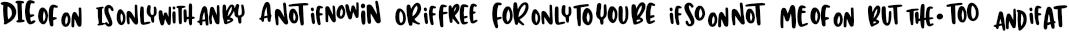 Example 1 of  Font