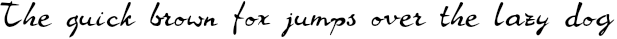 Example 1 of  Font