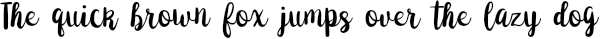 Example 1 of  Font