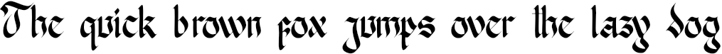 Example 1 of  Font