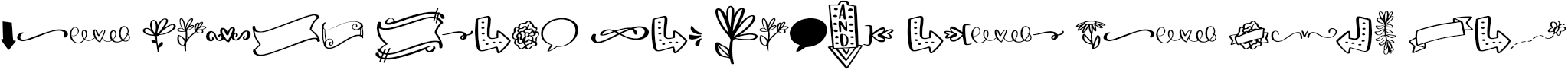 Example 2 of  Font
