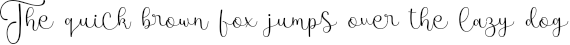 Example 1 of  Font