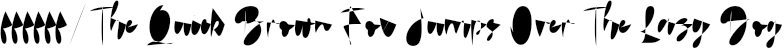 Font preview for Backstay Single Line