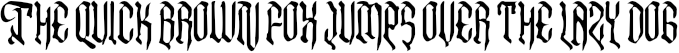 Example 1 of  Font