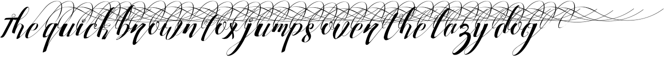 Example 4 of  Font
