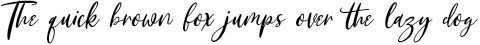 Example 1 of  Font