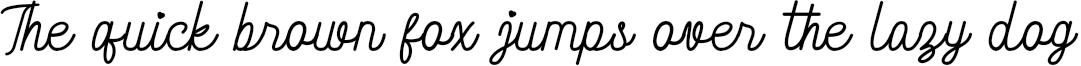 Example 1 of  Font