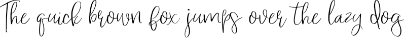Example 1 of  Font