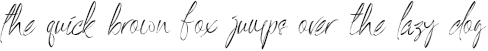 Example 1 of  Font