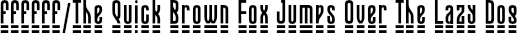 CONICAL CONDENSED Underline preview for CONICAL CONDENSED FONT