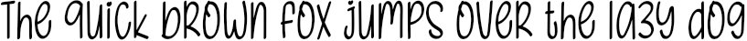 Example 1 of  Font
