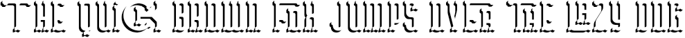 Example 6 of  Font