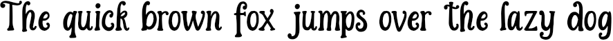 Example 1 of  Font