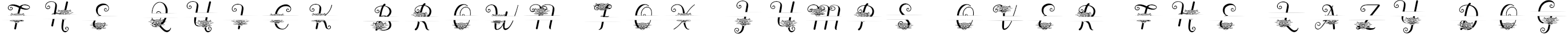 Example 1 of  Font