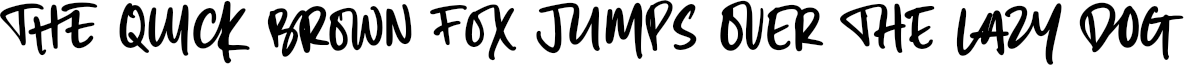 Example 5 of  Font