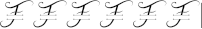 Font preview for Alogoda Monogram font, Logo Brand Luxury decorative font