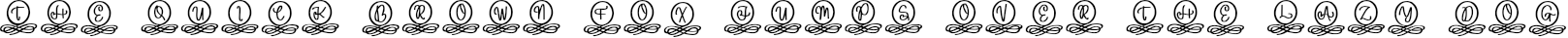 Example 1 of  Font
