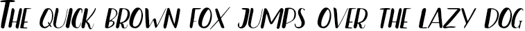 Example 3 of  Font