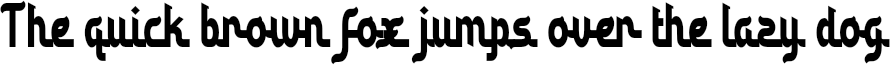 Example 1 of  Font